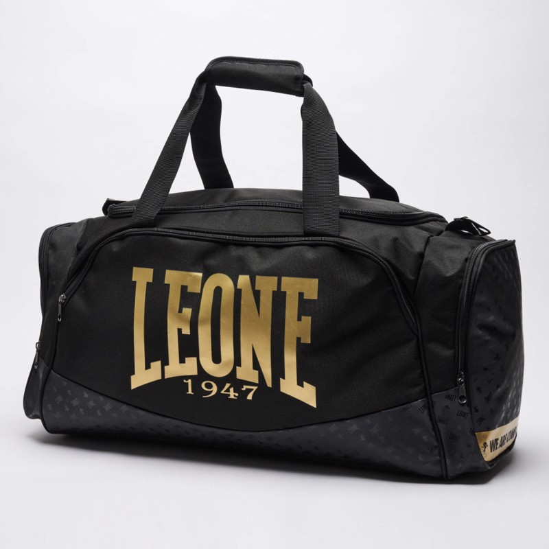 LEONE DNA DUFFEL BAG - BLACK/GOLD